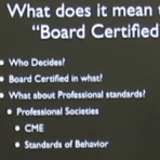 board certification