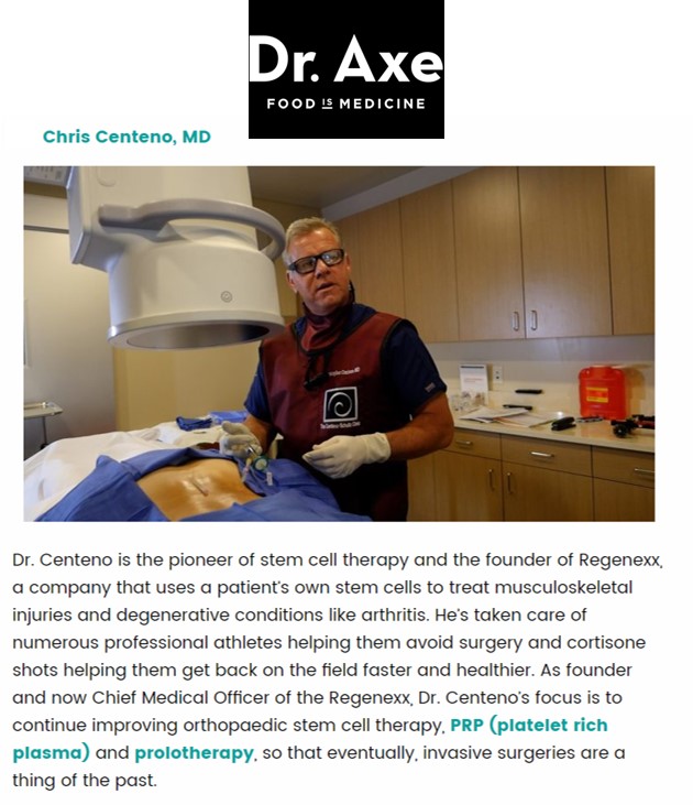 Dr Axe stem cells